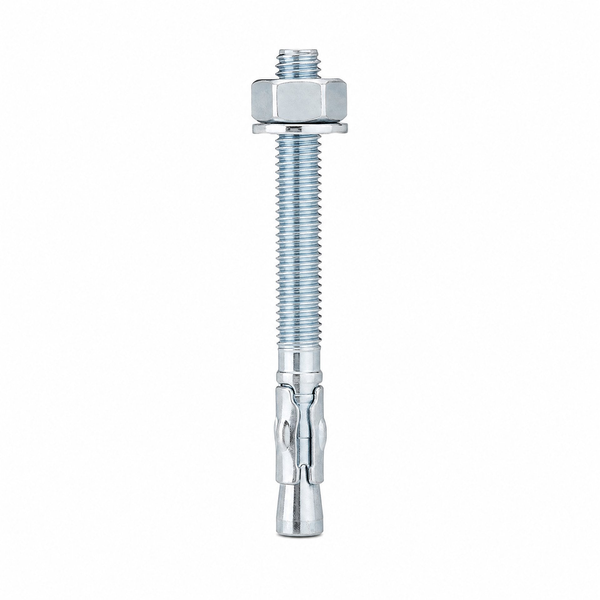 ZINC PLATED HEAVY DUTY ANCHOR STUDS WITH NUT
