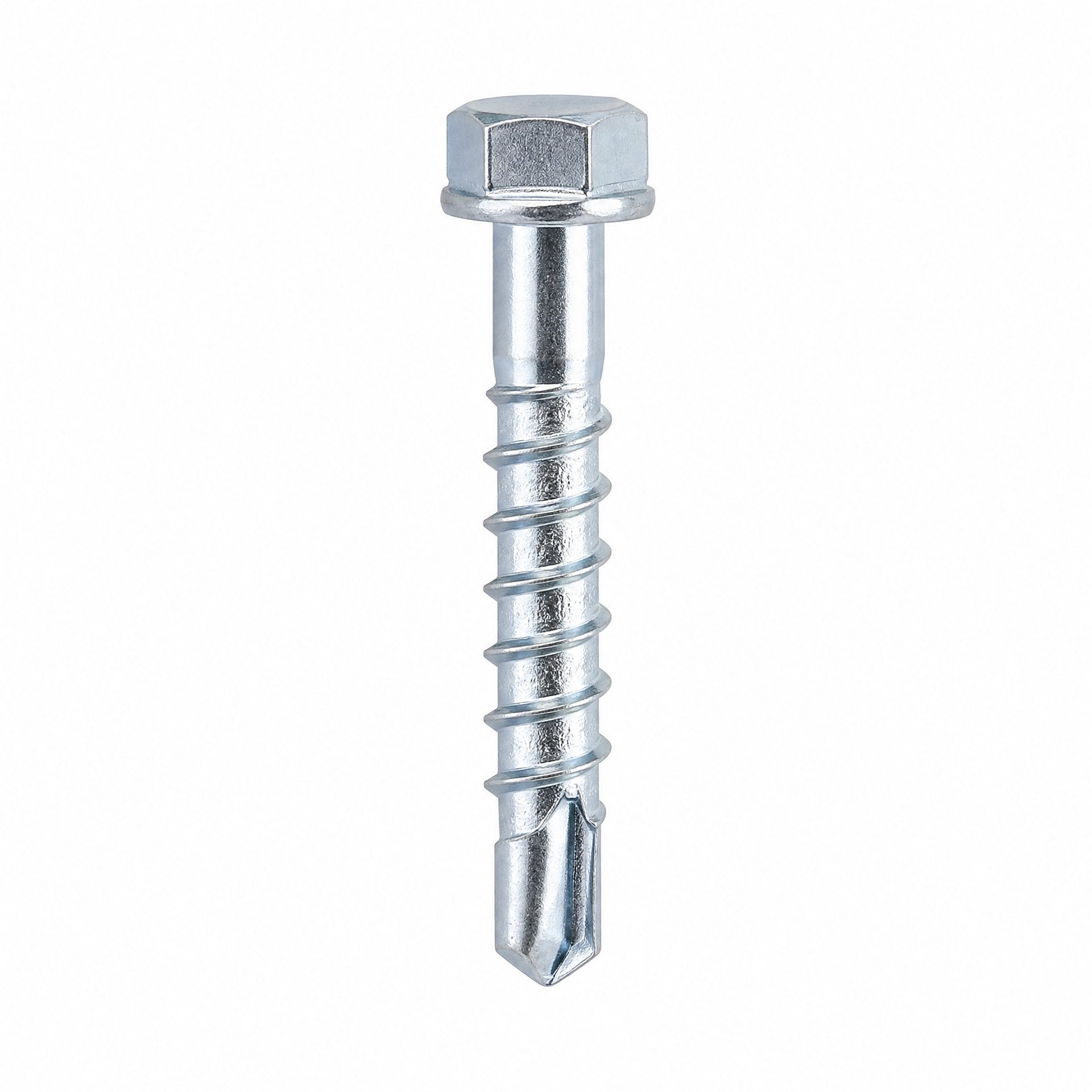 Zinc Plated Hex Head Masonry Screwbolts Self Drilling