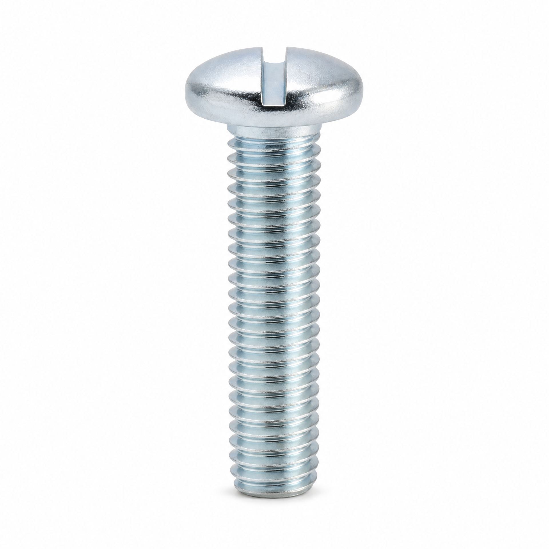Zinc Plated Slotted Pan Head Machine Screw DIN 85