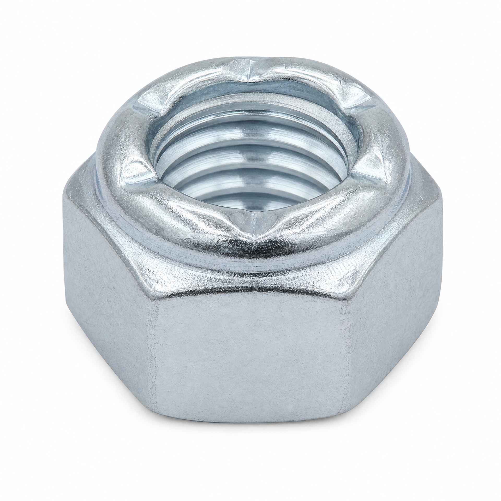 ZINC PLATED STOVER LOCK NUT DIN 980V CLASS 8